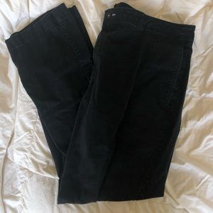 Rowm Slim-Fitting Chinos in Black